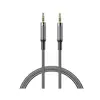 АДАПТЕР АУДІО XO NB-R279C 3.5 TO 3.5 BRUSHED CLEAR, ЧОРНИЙ