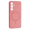 MR4_152992 Чохол silicone case luxury magsafe для samsung s25 fe rose рожевий 