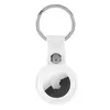 БРЕЛОК SILICONE KEY RING ДЛЯ AIRTAG, AIRTAG 2, БІЛИЙ