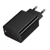 МЕРЕЖЕВИЙ ЗАРЯДНИЙ ПРИСТРІЙ HOCO CS93A LEADER SINGLE PORT PD20W CHARGER (EU), ЧОРНИЙ