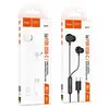 НАВУШНИКИ ДРОТОВІ HOCO M117 VICTORY UNIVERSAL DIGITAL EARPHONES WITH MIC. TYPE-C, ЧОРНИЙ