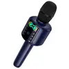 МІКРОФОН КАРАОКЕ HOCO L24 SHINE KARAOKE MICROPHONE СИНІЙ