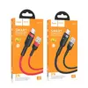 КАБЕЛЬ HOCO U117 GRAND INTELLIGENT POWER-OFF CHARGING DATA CABLE TYPE-C, ЧОРНИЙ