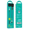 КАБЕЛЬ AUX AUDIO HOCO UPA02 БОКОВОЙ 1M, ЧОРНИЙ