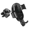 БЕЗДРОТОВИЙ АВТОМОБІЛЬНИЙ ЗАРЯДНИЙ ПРИСТРІЙ HOCO CA105 GUIDE THREE-AXIS LINKAGE WIRELESS CHARGING CAR HOLDER 15W, ЧОРНИЙ