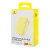 ЗОВНІШНІ АКУМУЛЯТОРИ POWER BANK BASEUS MAGNETIC MINI WIRELESS FAST CHARGE TYPE-C EDITION 10 000MAH 30W YELLOW P1002210BY23-00
