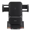 БЕЗДРОТОВИЙ АВТОМОБІЛЬНИЙ ЗАРЯДНИЙ ПРИСТРІЙ BASEUS WISDOM AUTO ALIGNMENT CAR MOUNT WIRELESS QI 15W, ЧОРНИЙ CGZX000101
