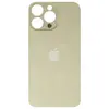 MR3_225475 Задня кришка (скло) iphone 14 pro max gold (small hole), сервісний оригінал 