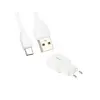 MR3_103665 Мережевий зарядний пристрій remax rp-u22a 2.4a 2usb, кабель type-c білий 