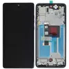 MR3_179661 Дисплей motorola xt2409 moto edge 50 neo, з сенсором, та рамкою nautical blue сервісний оригінал 