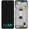 MR3_194336 Дисплей redmi 12, poco m6 pro 5g, з сенсором, та рамкою black (welmy) 