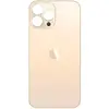 MR3_333192 Задня кришка (скло) iphone 13 pro max gold (small hole), сервісний оригінал 
