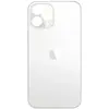 MR3_333197 Задня кришка (скло) iphone 12 pro silver (small hole), сервісний оригінал 