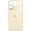 MR3_333199 Задня кришка (скло) iphone 14 pro gold (small hole), сервісний оригінал 