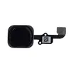 MR3_6936 Шлейф iphone 6s, iphone 6s plus кнопки home (меню) black, з пластиком 