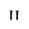 MR3_26647 Гвинти нижні iphone 5, iphone 5s, iphone se, iphone 6, iphone 6s, iphone 6 plus, iphone 6s plus space gray (комплект 2шт.) 