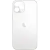 MR3_333195 Задня кришка (скло) iphone 13 pro max silver (small hole), сервісний оригінал 