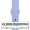MR3_116097 Ремінець силіконовий для apple watch 42, 44, 45, 49mm розмір l (05) lilac cream 