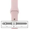 MR3_116131 Ремінець силіконовий для apple watch 42, 44, 45, 49mm розмір s (65) pink sand 