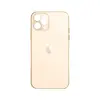 MR3_116513 Задня кришка (скло) iphone 13 pro gold (big hole) 