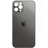 MR3_120022 Задня кришка (скло) iphone 12 pro max graphite (big hole), сервісний оригінал 