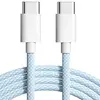 MR3_120888 Кабель pd type-c to type-c apple woven charge cable, 1m синій (без пак) 