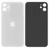 MR3_121753 Задня кришка (скло) iphone 11 білий (small hole), сервісний оригінал 