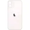 MR3_120014 Задня кришка (скло) iphone 12 mini білий (big hole), сервісний оригінал 
