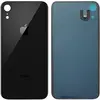 MR3_107457 Задня кришка (скло) iphone xr black (big hole) 