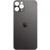 MR3_108207 Задня кришка (скло) iphone 12 pro max graphite (big hole) 