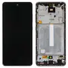 MR3_115356 Дисплей samsung sm-a525, a528 galaxy a52, a52s ( (2021), з сенсором, та рамкою black oled (small glass) 