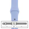 MR3_116096 Ремінець силіконовий для apple watch 38, 40, 41mm розмір s (05) lilac cream 