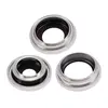 MR3_117983 Скло камери для iphone 14 pro, iphone 14 pro max, з рамкою silver (комплект 3шт.) 