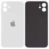 MR3_119996 Задня кришка (скло) iphone 12 білий (big hole), сервісний оригінал 