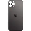 MR3_119999 Задня кришка (скло) iphone 11 pro max space gray (big hole), сервісний оригінал 