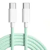 MR3_120889 Кабель pd type-c to type-c apple woven charge cable, 1m зелений (без пак) 