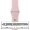 MR3_116130 Ремінець силіконовий для apple watch 42, 44, 45, 49mm розмір l (65) pink sand 