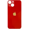 MR3_116559 Задня кришка (скло) iphone 13 mini red (big hole) 