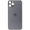 MR3_120031 Задня кришка (скло) iphone 11 pro space gray (big hole), сервісний оригінал 