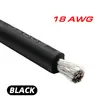 MR3_122208 Силіконовий багатожильний гнучкий дріт awg 18 black (1m) 