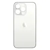 MR3_116556 Задня кришка (скло) iphone 13 pro max silver (big hole) 