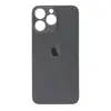MR3_118848 Задня кришка (скло) iphone 14 pro max space black (big hole) 