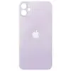 MR3_119993 Задня кришка (скло) iphone 12 пурпуровий (big hole), сервісний оригінал 