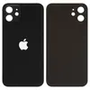 MR3_119995 Задня кришка (скло) iphone 12 black (big hole), сервісний оригінал 