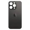 MR3_120387 Задня кришка (скло) iphone 14 pro space black (big hole), сервісний оригінал 