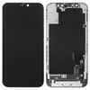 MR3_120891 Дисплей iphone 12 mini, з сенсором, та рамкою black переклей оригінал 