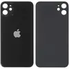 MR3_121751 Задня кришка (скло) iphone 11 black (small hole), сервісний оригінал 