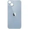MR3_120386 Задня кришка (скло) iphone 14 plus blue (big hole), сервісний оригінал 