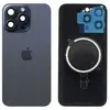 MR3_120671 Задня кришка (скло) iphone 15 pro blue titanium, сервісний оригінал у зборі на рамці 