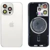 MR3_120676 Задня кришка (скло) iphone 15 pro білий titanium, сервісний оригінал у зборі на рамці 